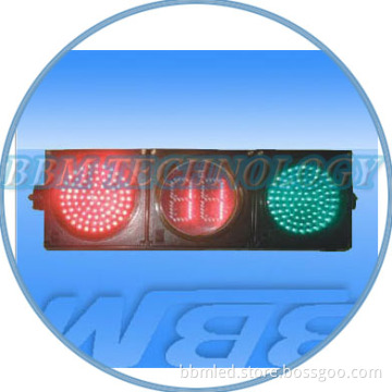 200mm Red Green Signal Traffic Light with Countdown Timer